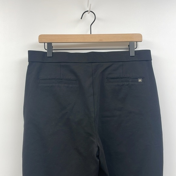 Banana Republic High Rise Trouser Ankle Pant Career Minimalist Black 12 - Picture 6 of 8